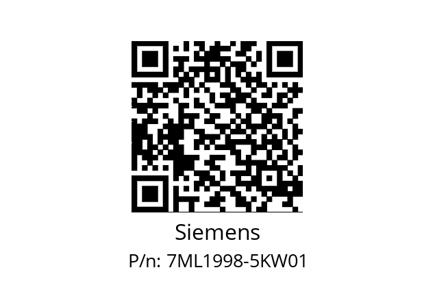   Siemens 7ML1998-5KW01