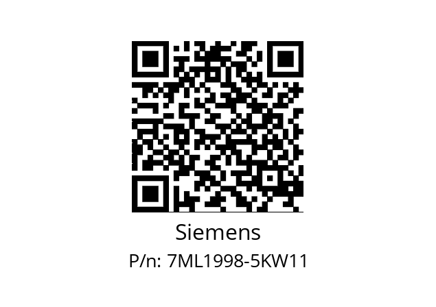   Siemens 7ML1998-5KW11