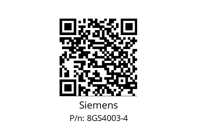   Siemens 8GS4003-4