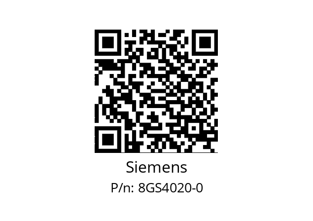   Siemens 8GS4020-0