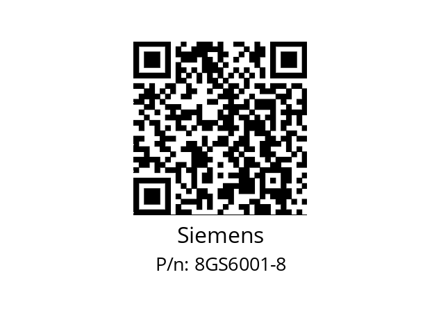   Siemens 8GS6001-8