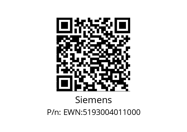   Siemens EWN:5193004011000