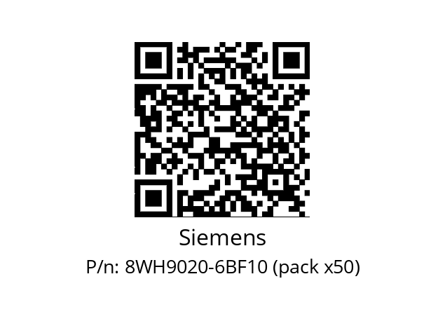   Siemens 8WH9020-6BF10 (pack x50)