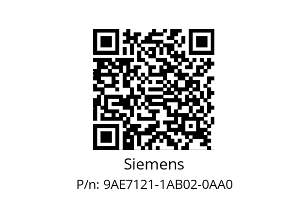   Siemens 9AE7121-1AB02-0AA0