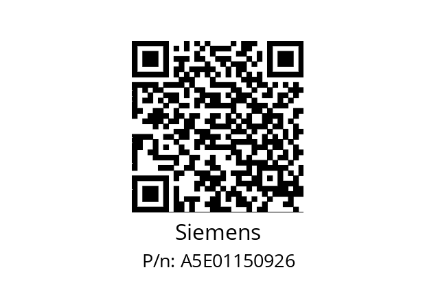   Siemens A5E01150926