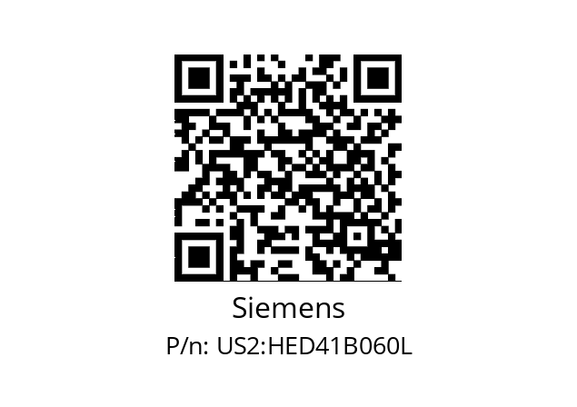   Siemens US2:HED41B060L