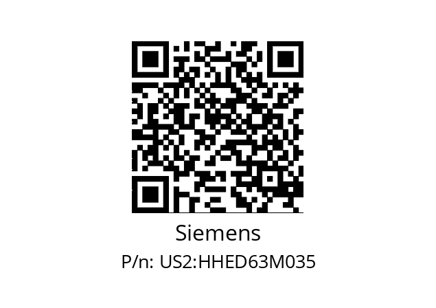   Siemens US2:HHED63M035