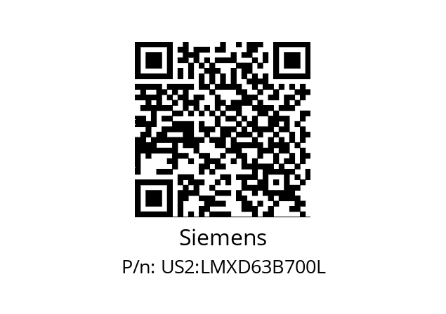   Siemens US2:LMXD63B700L