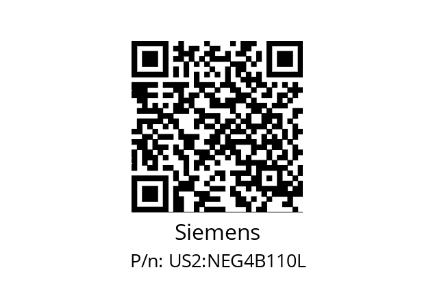   Siemens US2:NEG4B110L