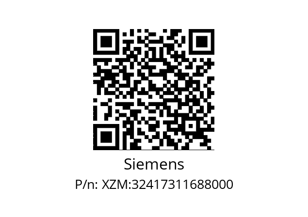   Siemens XZM:32417311688000