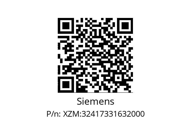   Siemens XZM:32417331632000