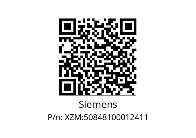   Siemens XZM:50848100012411