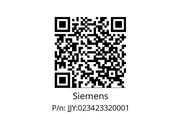   Siemens JJY:023423320001