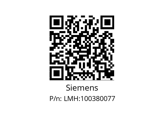   Siemens LMH:100380077