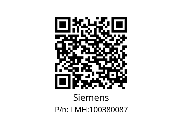   Siemens LMH:100380087