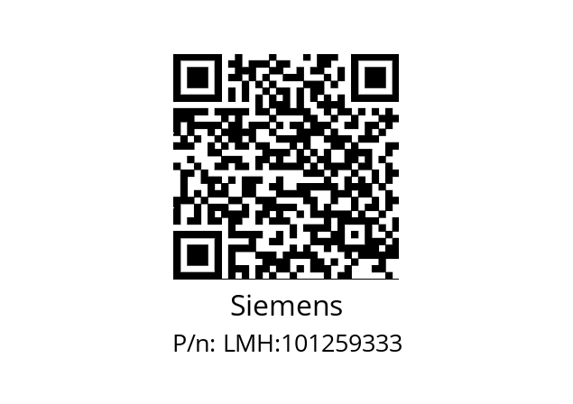   Siemens LMH:101259333