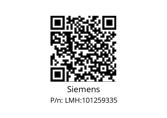   Siemens LMH:101259335