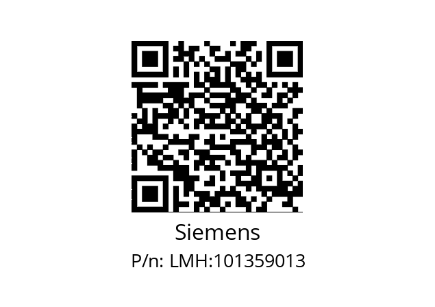   Siemens LMH:101359013