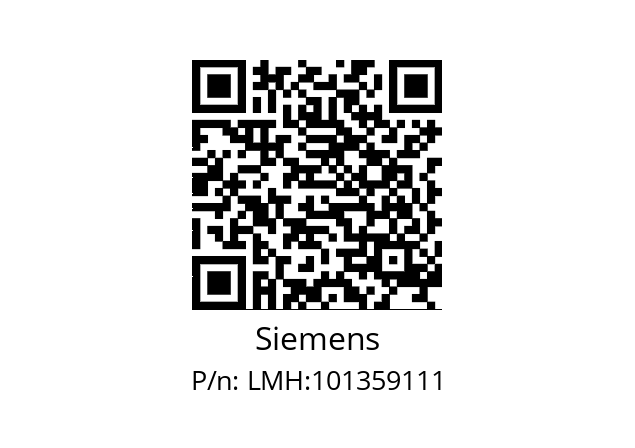   Siemens LMH:101359111