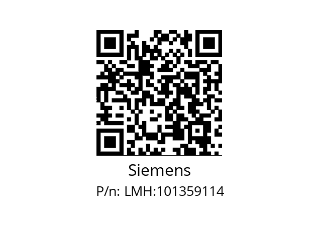   Siemens LMH:101359114