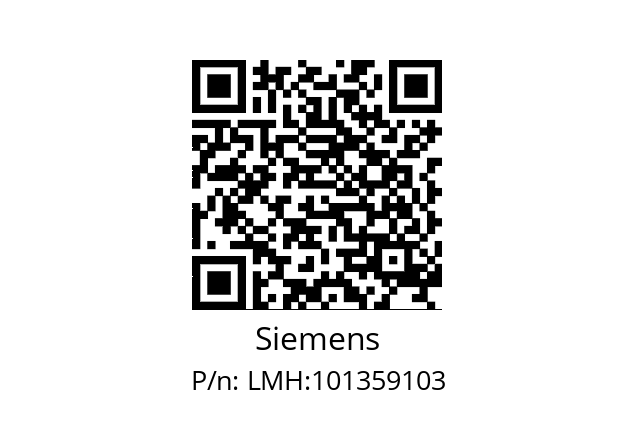   Siemens LMH:101359103