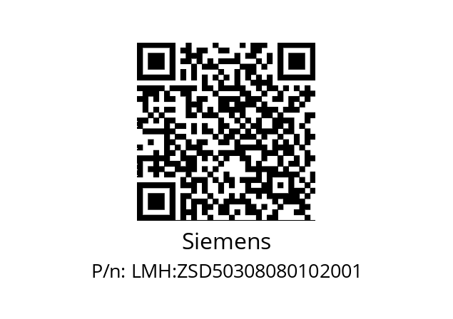   Siemens LMH:ZSD50308080102001