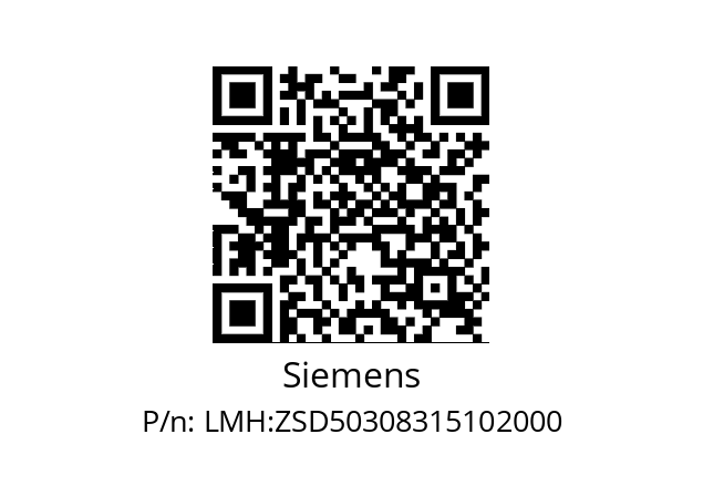   Siemens LMH:ZSD50308315102000