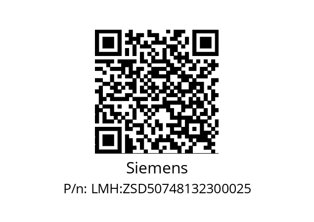   Siemens LMH:ZSD50748132300025