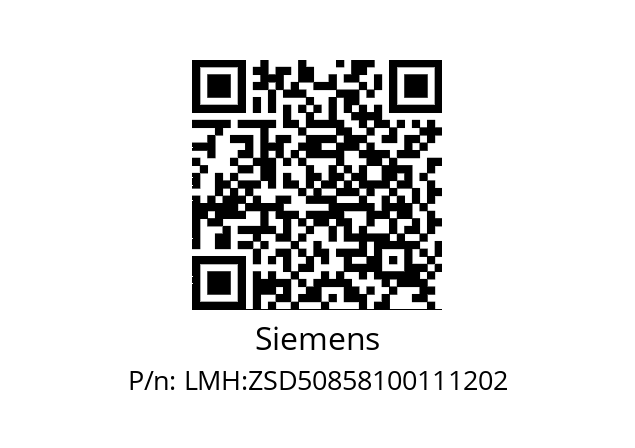   Siemens LMH:ZSD50858100111202