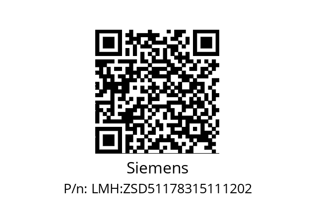   Siemens LMH:ZSD51178315111202