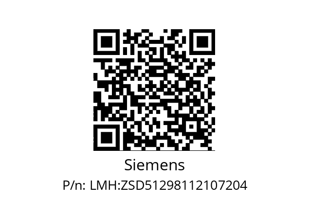   Siemens LMH:ZSD51298112107204