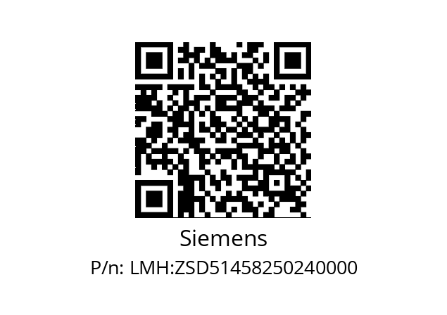   Siemens LMH:ZSD51458250240000