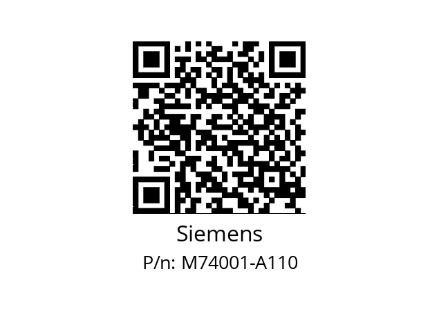   Siemens M74001-A110