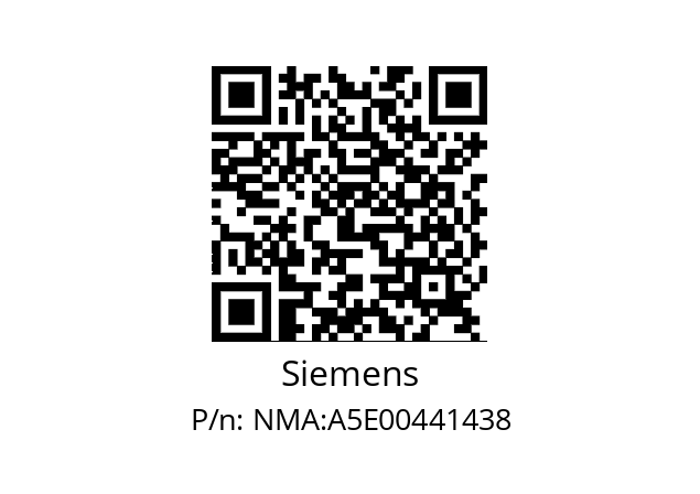   Siemens NMA:A5E00441438