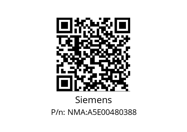   Siemens NMA:A5E00480388