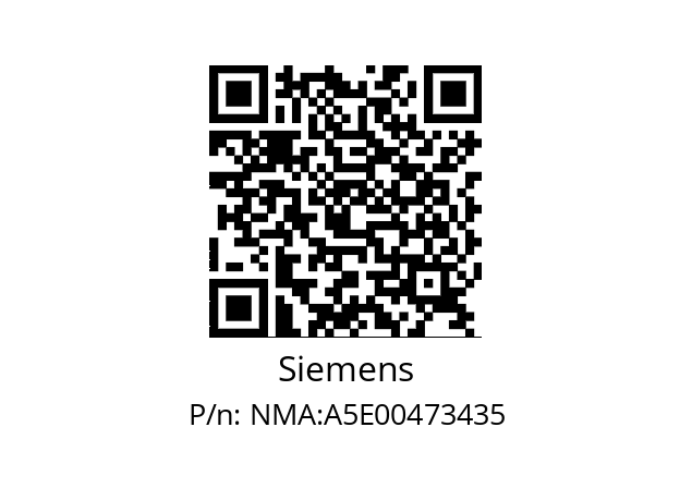   Siemens NMA:A5E00473435