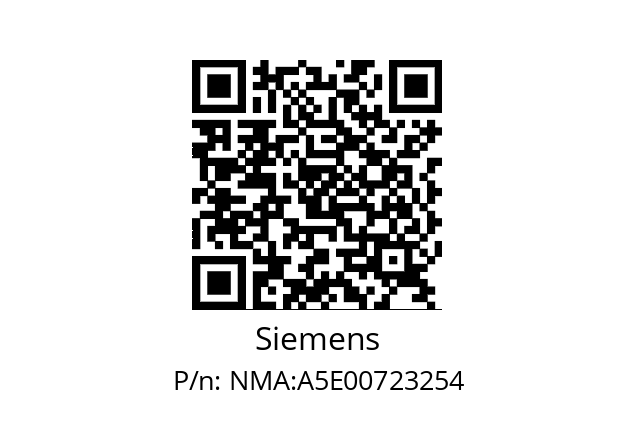   Siemens NMA:A5E00723254