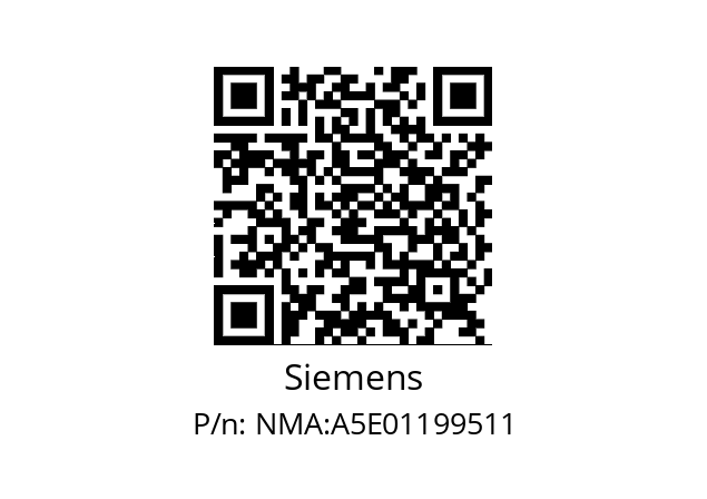   Siemens NMA:A5E01199511