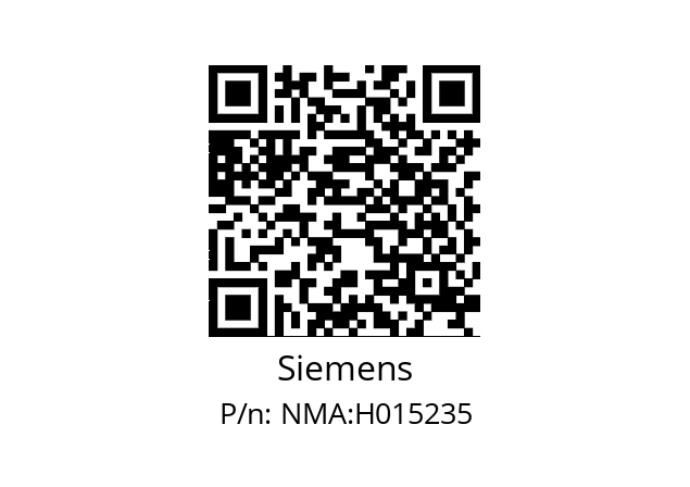   Siemens NMA:H015235