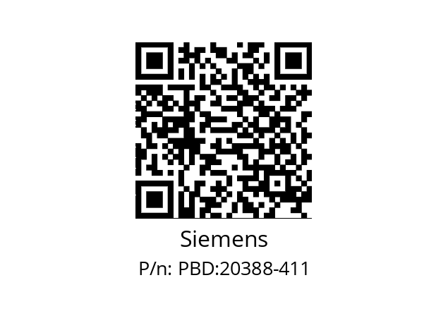   Siemens PBD:20388-411