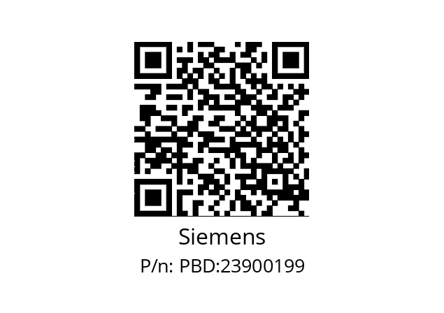   Siemens PBD:23900199