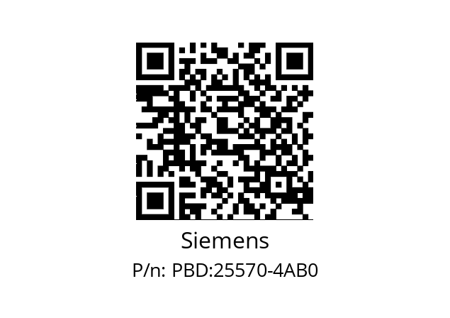   Siemens PBD:25570-4AB0