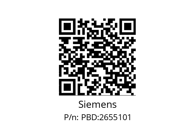   Siemens PBD:2655101