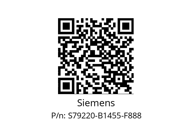   Siemens S79220-B1455-F888