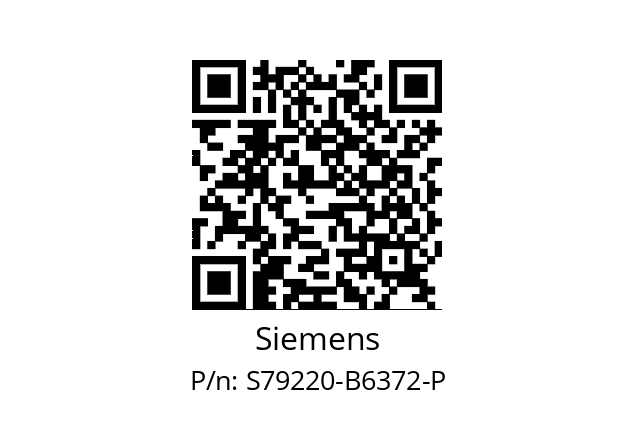   Siemens S79220-B6372-P