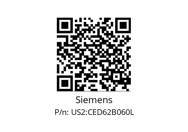   Siemens US2:CED62B060L