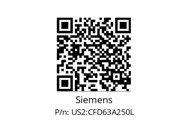   Siemens US2:CFD63A250L