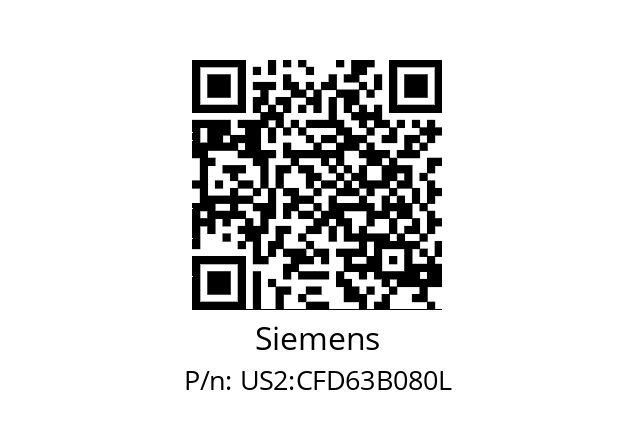   Siemens US2:CFD63B080L