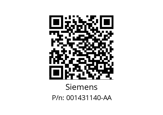   Siemens 001431140-AA