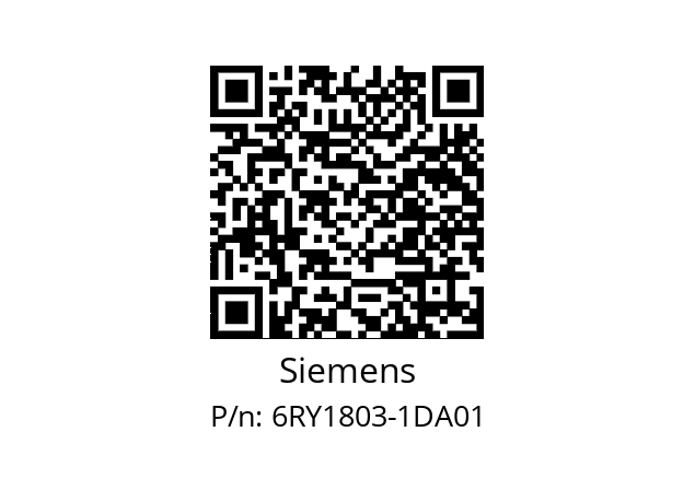  C98043-A7105-L1 Siemens 6RY1803-1DA01